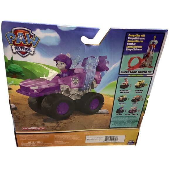 PAW Patrol Roxi Rescue Wheels Vehicle With Figure Spin Master Nickelodeon - Picture 2 of 6